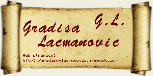 Gradiša Lacmanović vizit kartica